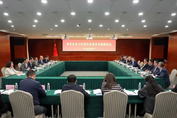 市国资委召开国有企业与民营企业协同发展座谈会